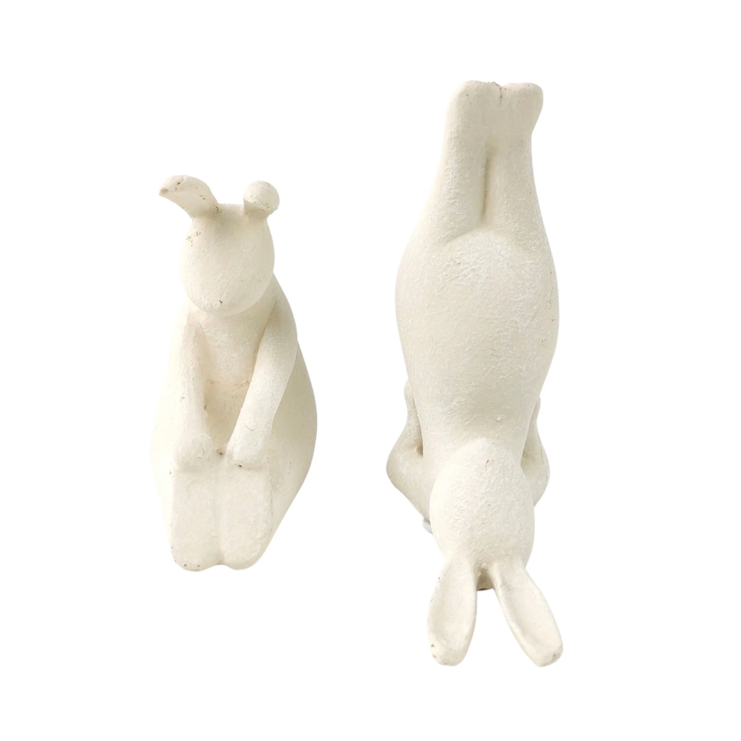 Yoga Bunnies Figurines - Set of 2