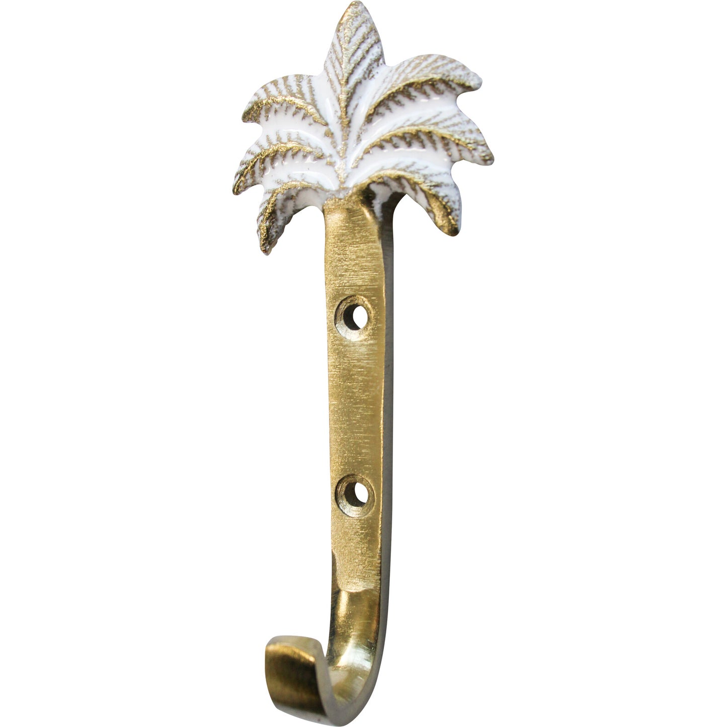 Palm Hook White/Gold