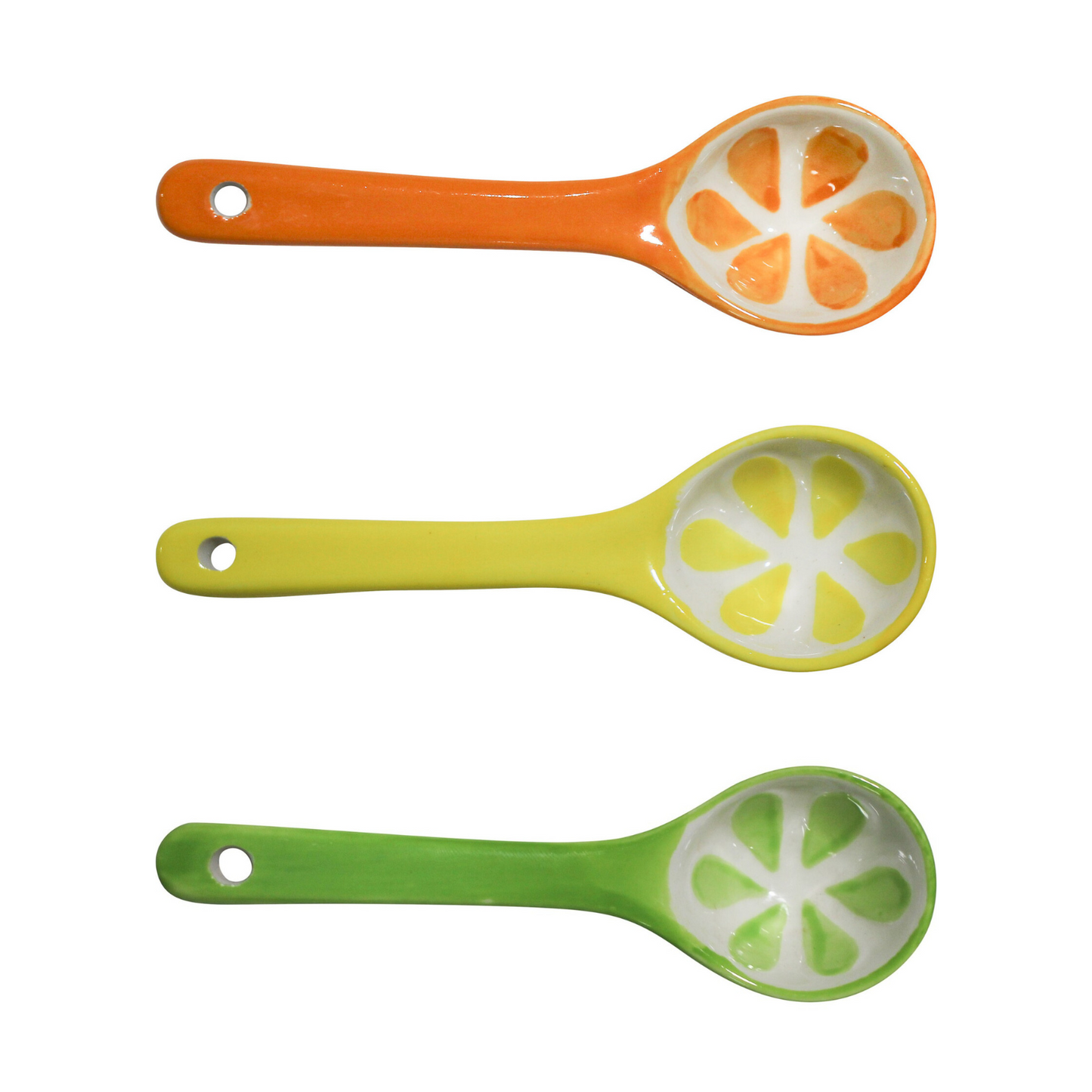 Lemon, Lime and Orange Spoon Set of 3
